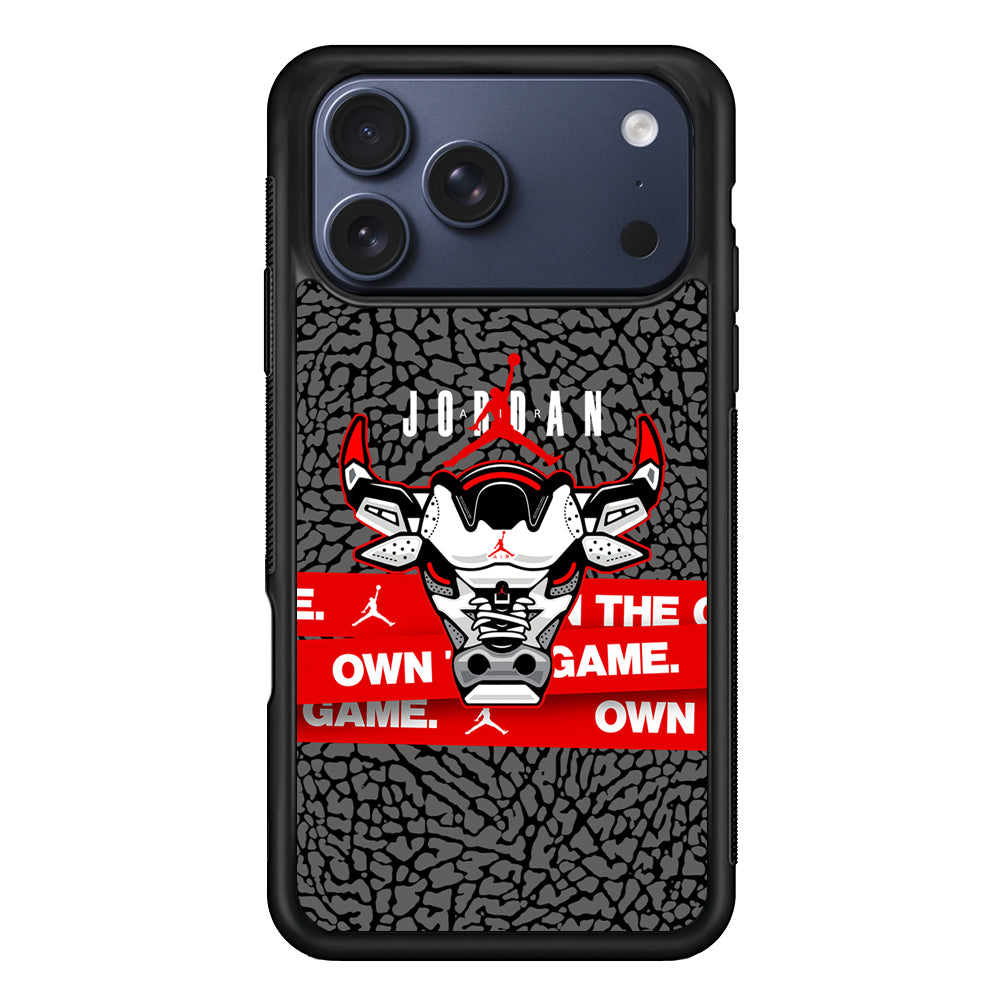 Air Jordan The Bull Head iPhone 17 Pro Max Case | Durable Rubber Case for iPhone 17 Pro Max