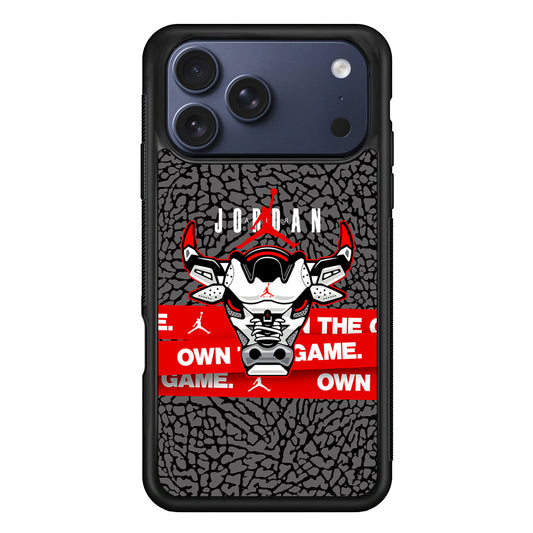 Air Jordan The Bull Head iPhone 17 Pro Max Case | Durable Rubber Case for iPhone 17 Pro Max