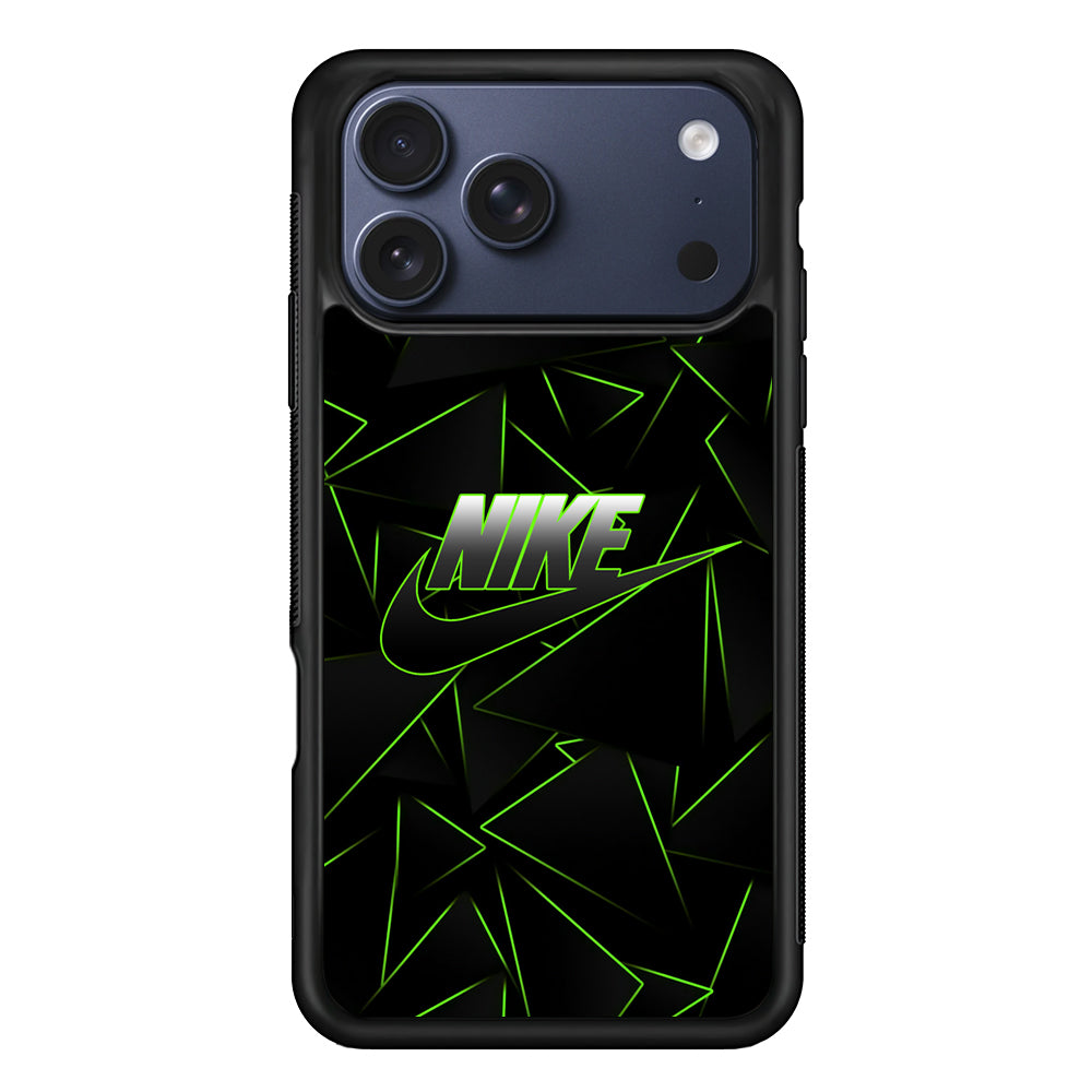 Nike Green Laser Point iPhone 17 Pro Max Case | Durable Rubber Case for iPhone 17 Pro Max