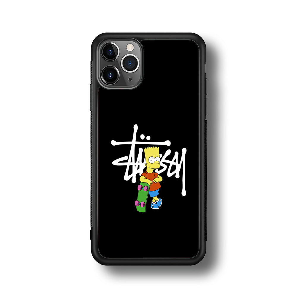 Stussy Simpson Skate iPhone 11 Pro Case | Slim Rubber Case for iPhone 11 Pro