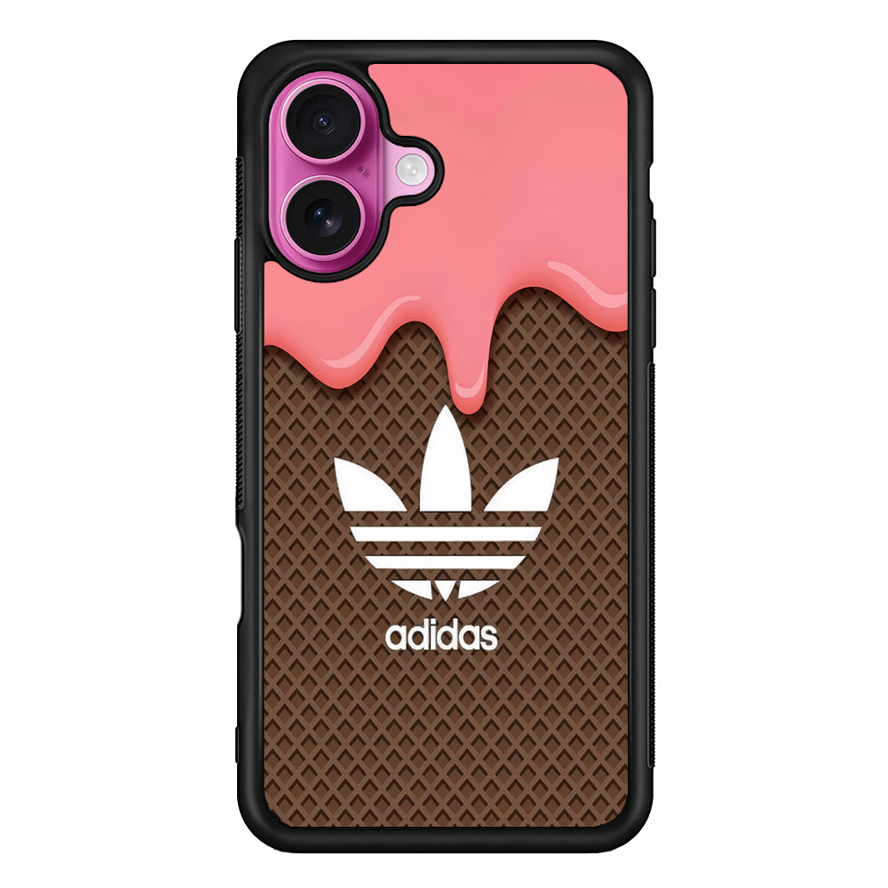 Adidas Ice Cream iPhone 17 Case - Slim Rubber Case for iPhone 17
