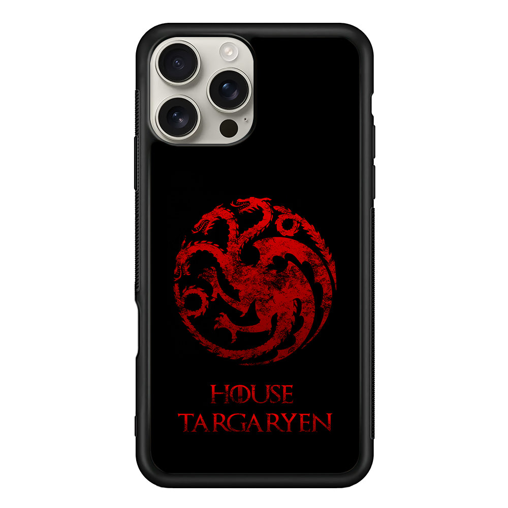 House Targaryen Symbol iPhone 16 Pro Max Case | Stylish Protective Case for iPhone 16 Pro Max