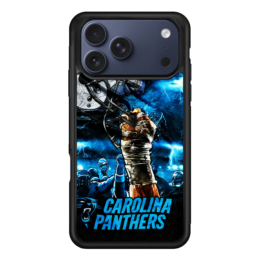 Carolina Panthers Art iPhone 17 Pro Max Case | Slim Protective Cover for iPhone 17 Pro Max