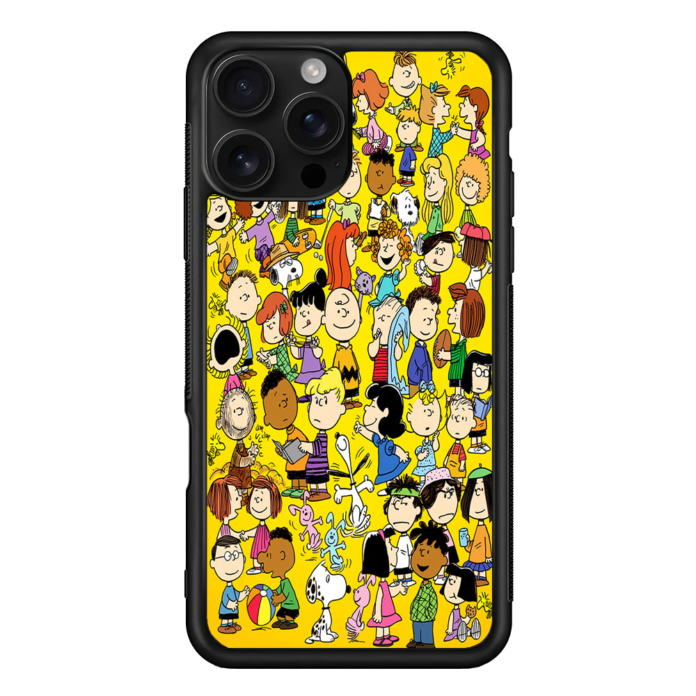 The Charlie Brown and Friends Peanuts iPhone 16 Pro Case | Durable Protective Case for iPhone 16 Pro