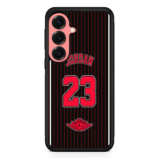 Air Jordan Emblem on Jersey Samsung Galaxy S25 Case | Slim Protective Cover for Samsung Galaxy S25