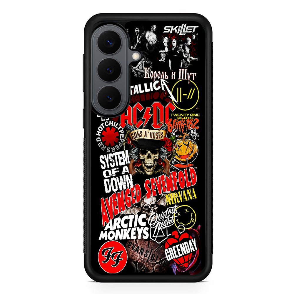 90s Rock Metal Aesthetic Samsung Galaxy S26 Plus Case | Slim Rubber Case for Samsung Galaxy S26 Plus