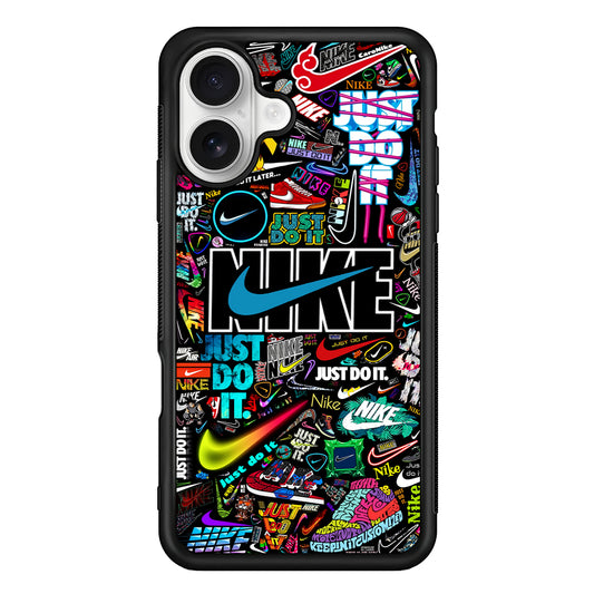 Cool Nike Logo Art iPhone 16 Plus Case – Slim Fit Protective Phone Case