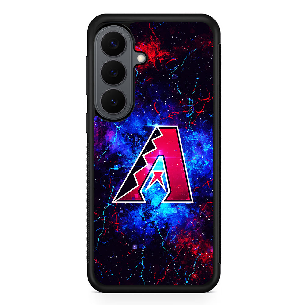 Arizona Diamondbacks Abstract Samsung Galaxy S26 Plus Case | Slim Rubber Case for Samsung Galaxy S26 Plus