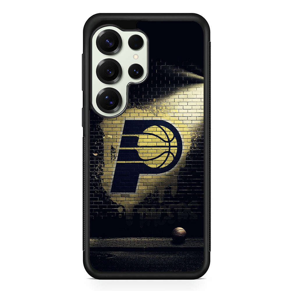Indiana Pacers Wall Samsung Galaxy S25 Ultra Case | Durable Rubber Case for Samsung Galaxy S25 Ultra