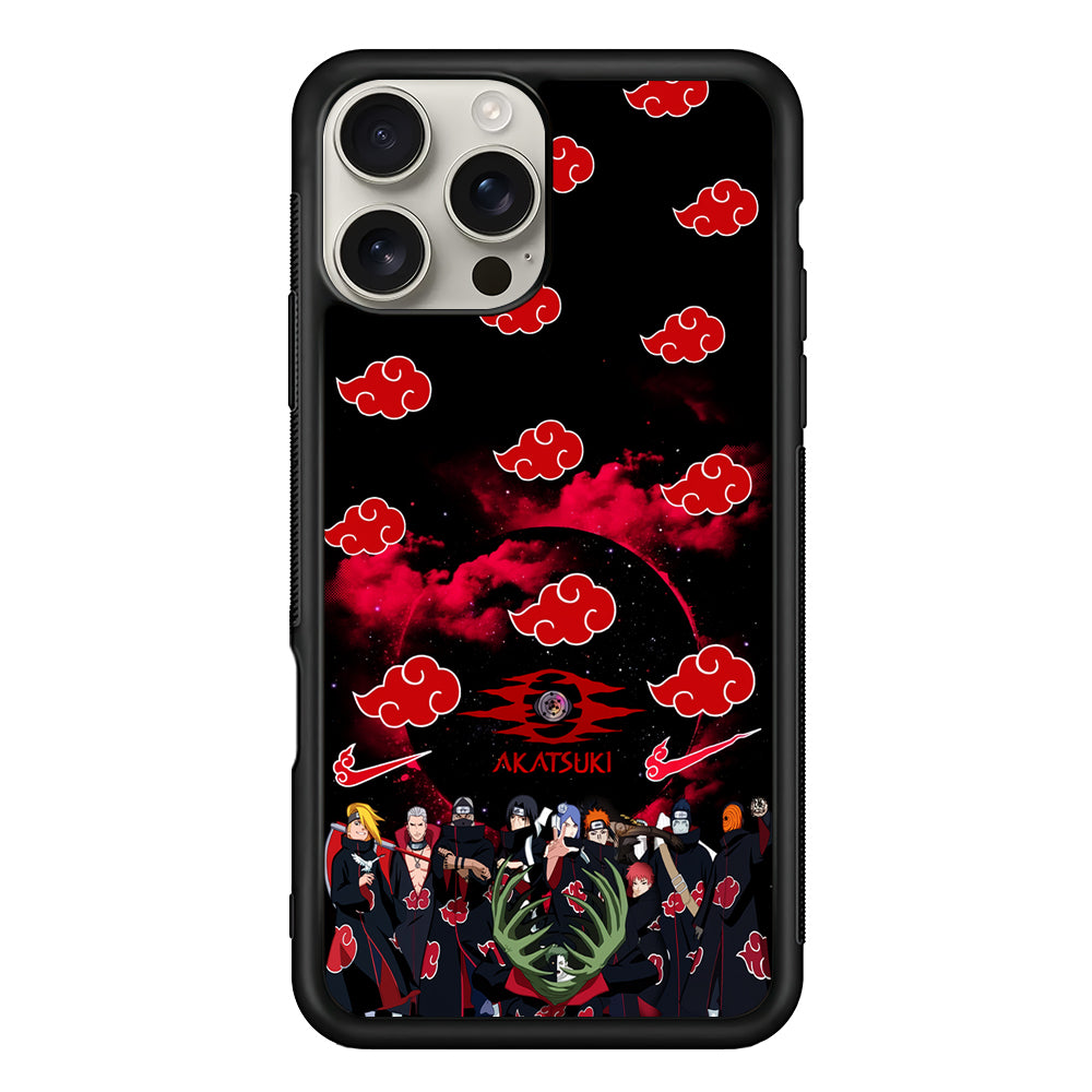 Naruto Akatsuki Troops iPhone 16 Pro Max Case | Stylish Protective Case for iPhone 16 Pro Max