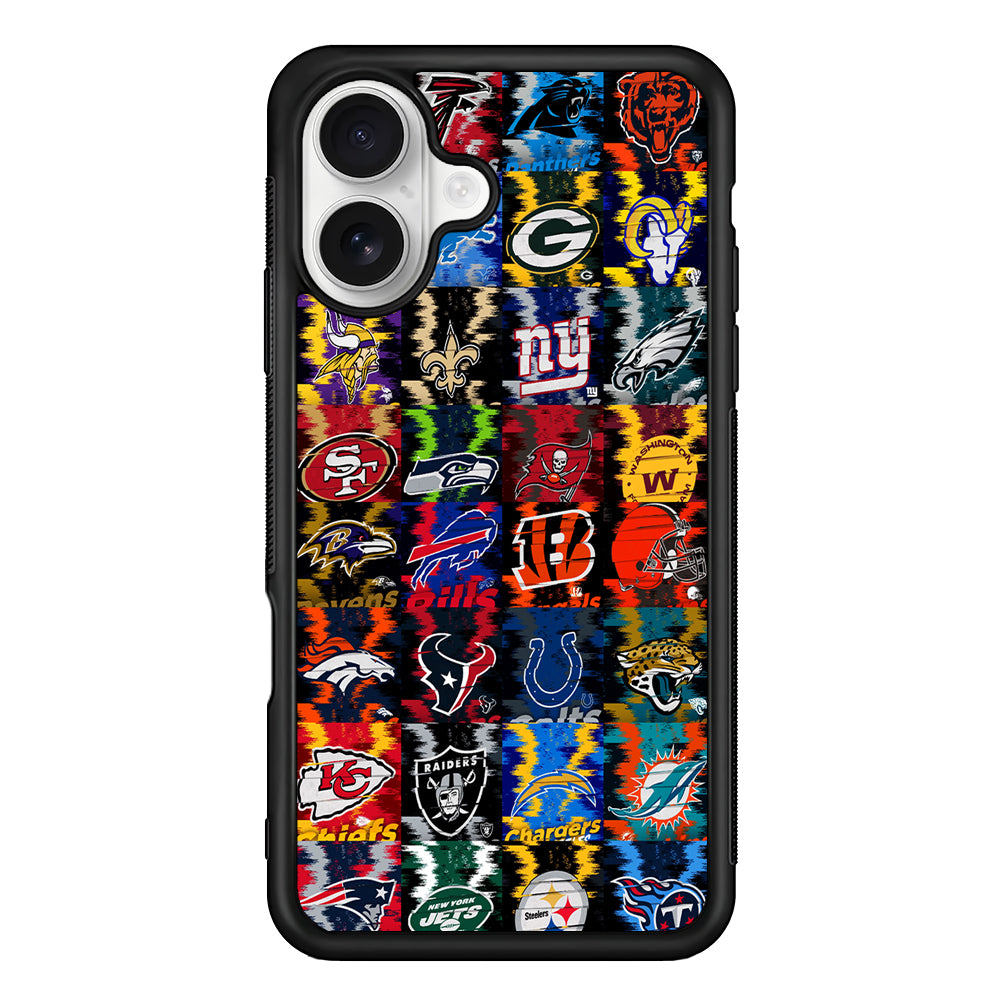 NFL Teams Collection iPhone 16 Plus Case | Durable Protective Rubber Cover