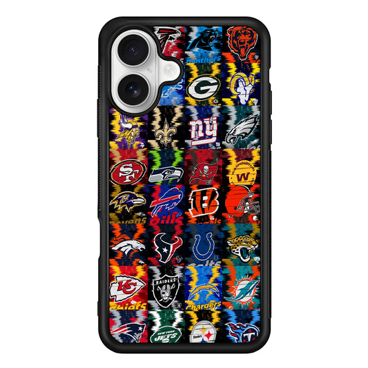 NFL Teams Collection iPhone 16 Plus Case | Durable Protective Rubber Cover