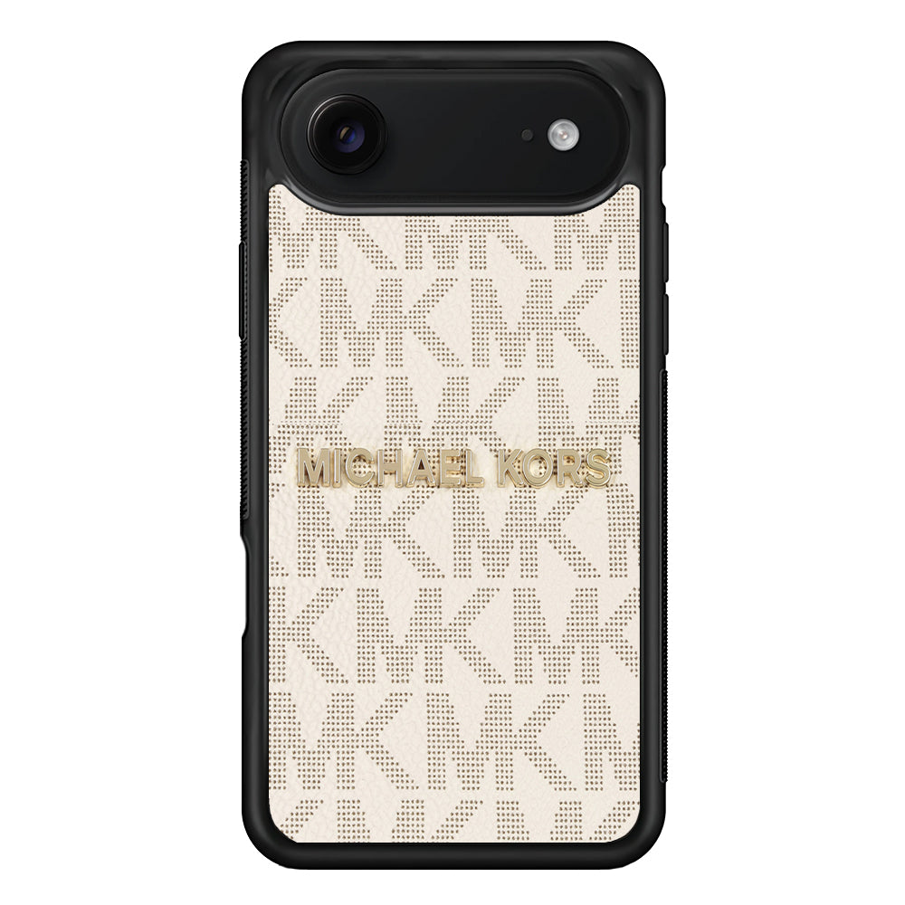 Michael Kors White Pattern iPhone 17 Air Case | Slim Rubber Case for iPhone 17 Air