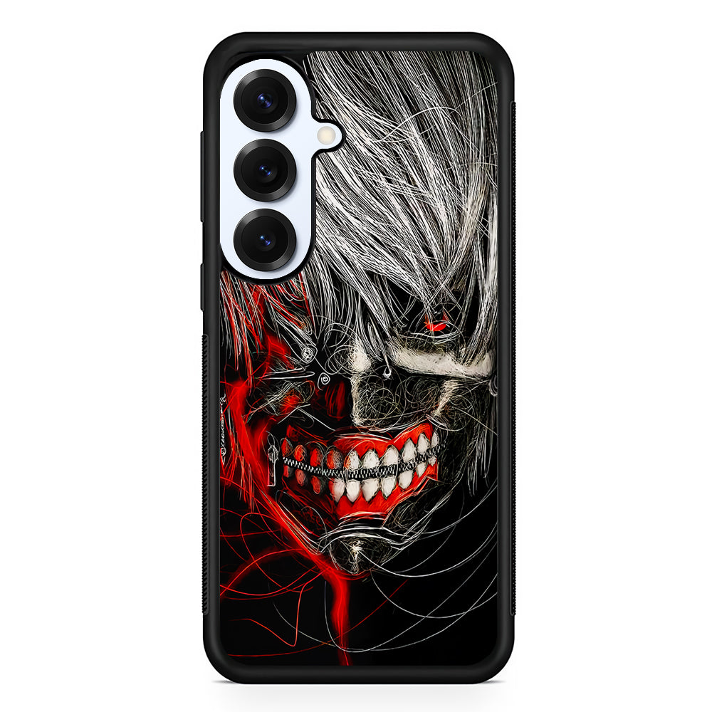 Ken Kaneki Tokyo Ghoul Art Samsung Galaxy S25 Plus Case | Slim Rubber Cover for Samsung Galaxy S25 Plus