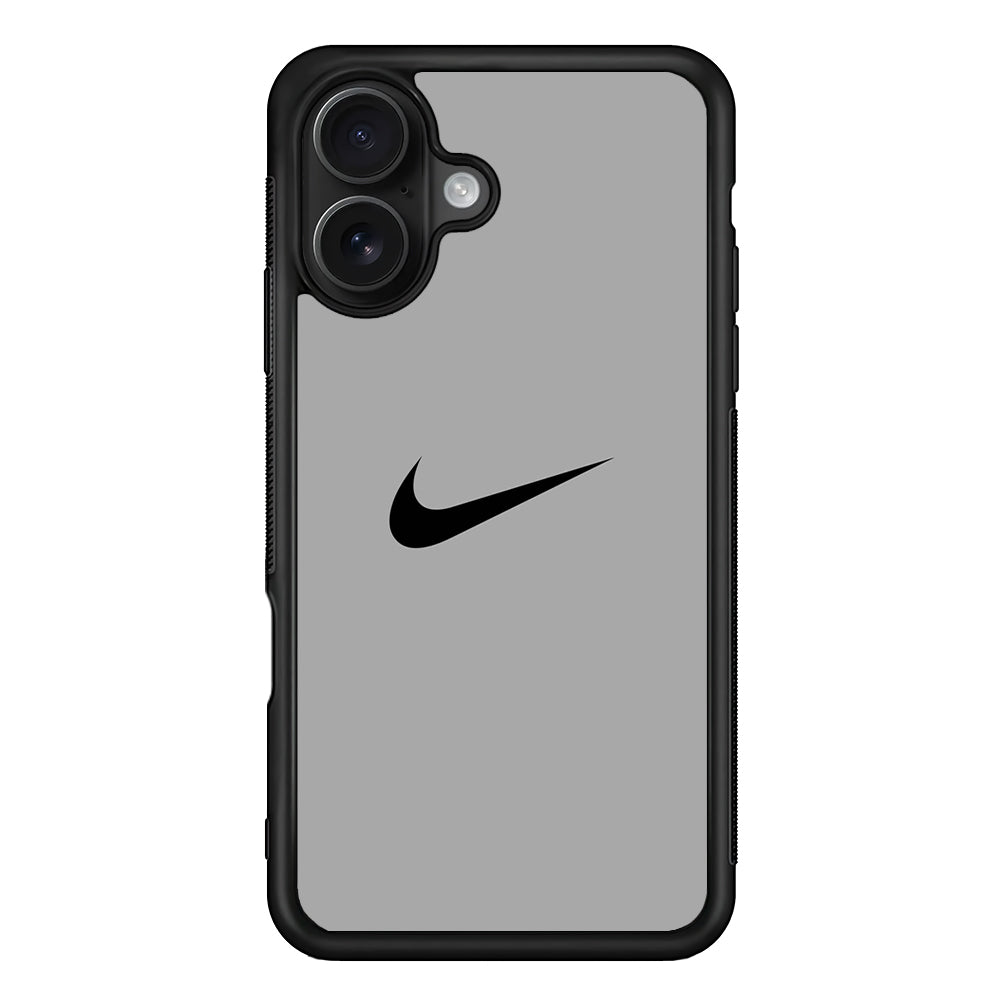 Nike Gray Full iPhone 16 Case - Oxvistore