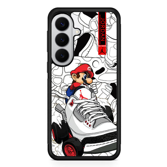 Air Jordan Mario Ride The Shoes Samsung Galaxy S26 Case | Slim Samsung Galaxy S26 Rubber Case