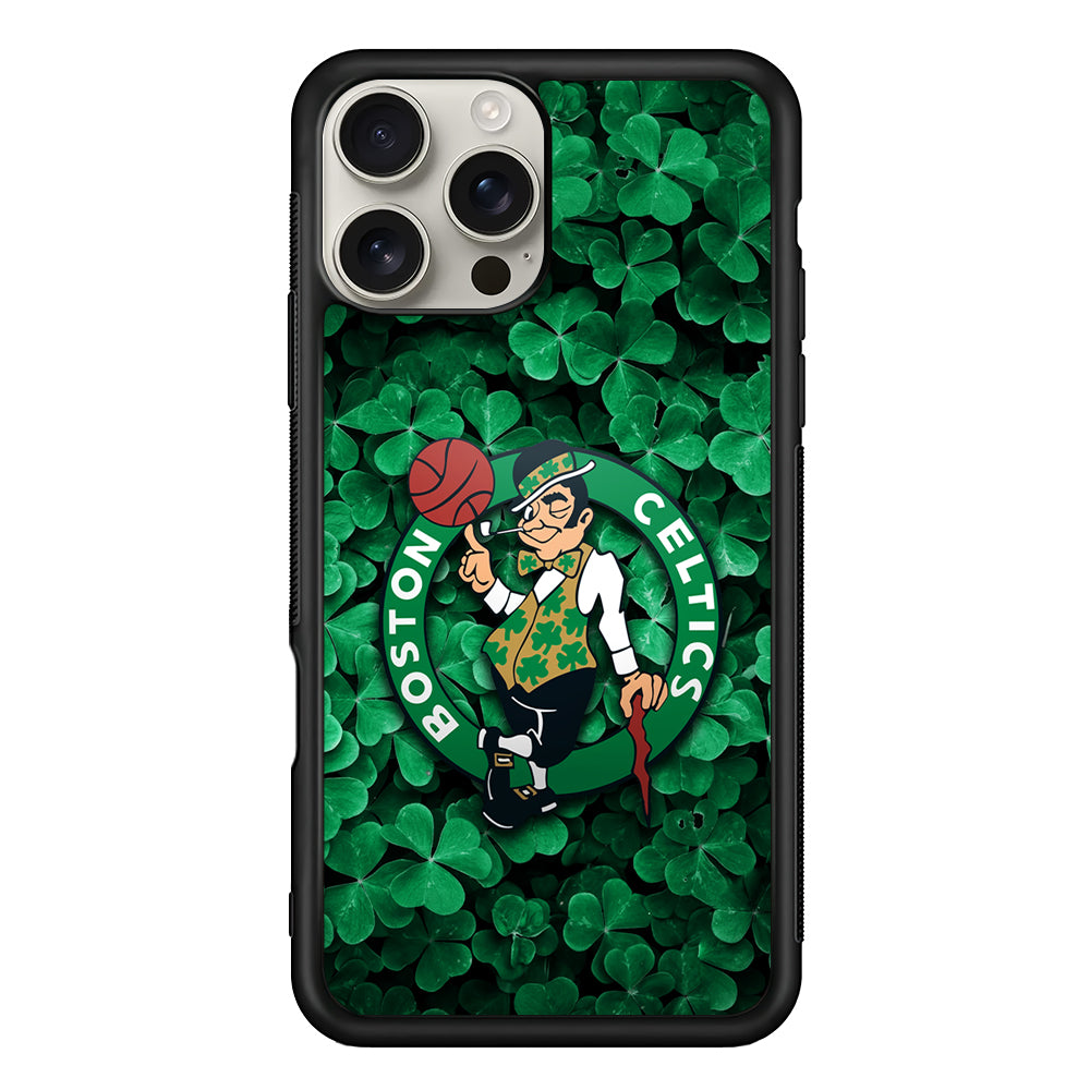 Boston Celtics Leaf iPhone 16 Pro Max Case | Stylish Protective Case for iPhone 16 Pro Max