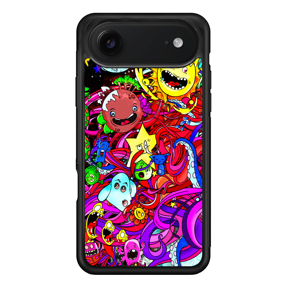 Planet Galaxy Doodle Art iPhone 17 Air Case | Protective Case for iPhone 17 Air