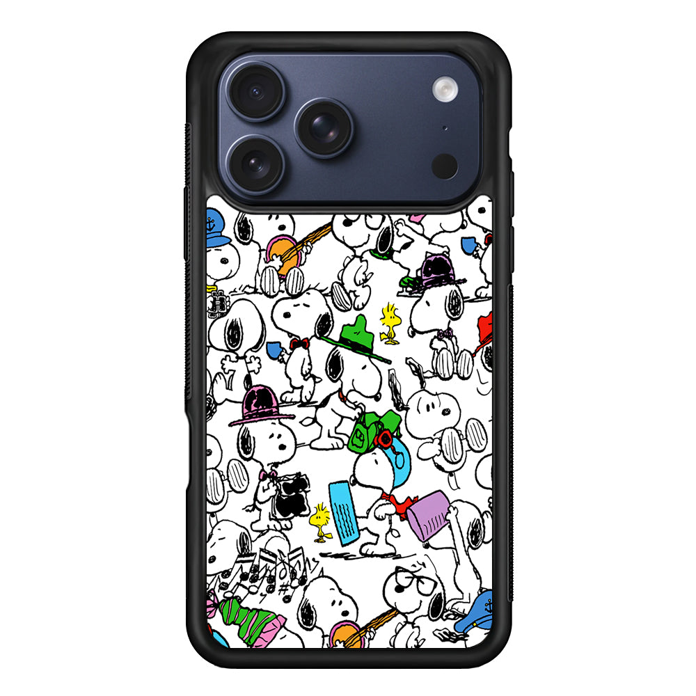 Collection of Snoopy Activities iPhone 17 Pro Max Case | Slim Protective Cover for iPhone 17 Pro Max
