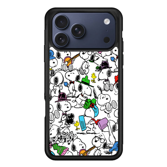 Collection of Snoopy Activities iPhone 17 Pro Max Case | Slim Protective Cover for iPhone 17 Pro Max