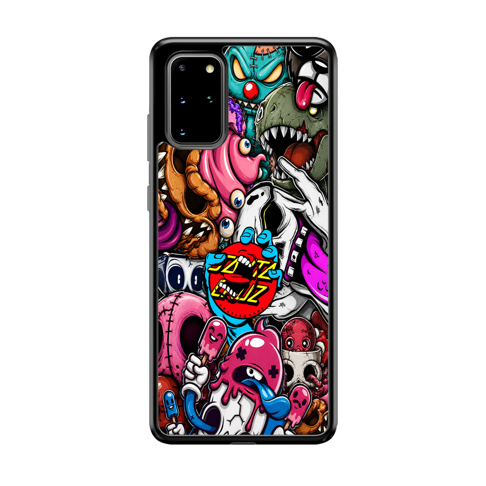 Santa Cruz Skateboard Nightmare Samsung Galaxy S20 Plus Case | Slim Rubber Case for Samsung Galaxy S20 Plus