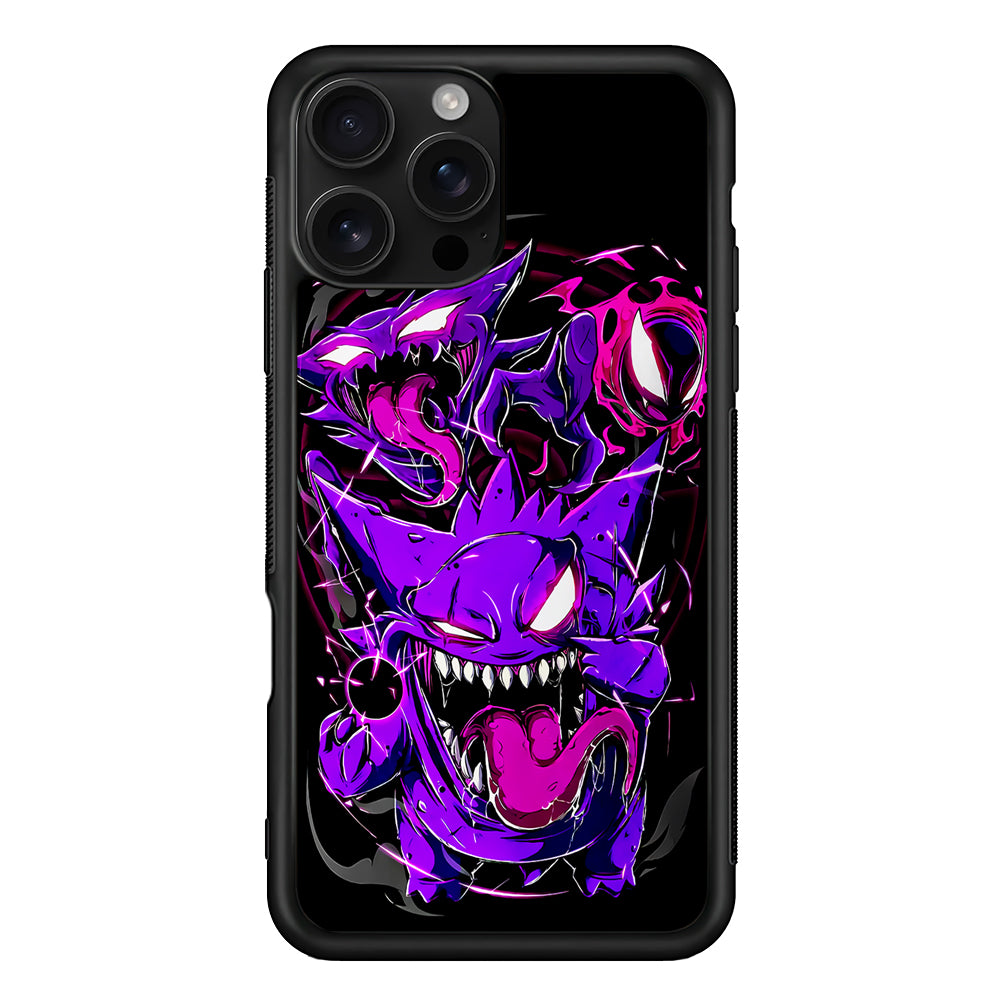Pokemon Gengar Haunter Gatsly iPhone 16 Pro Case | Durable Protective Case for iPhone 16 Pro