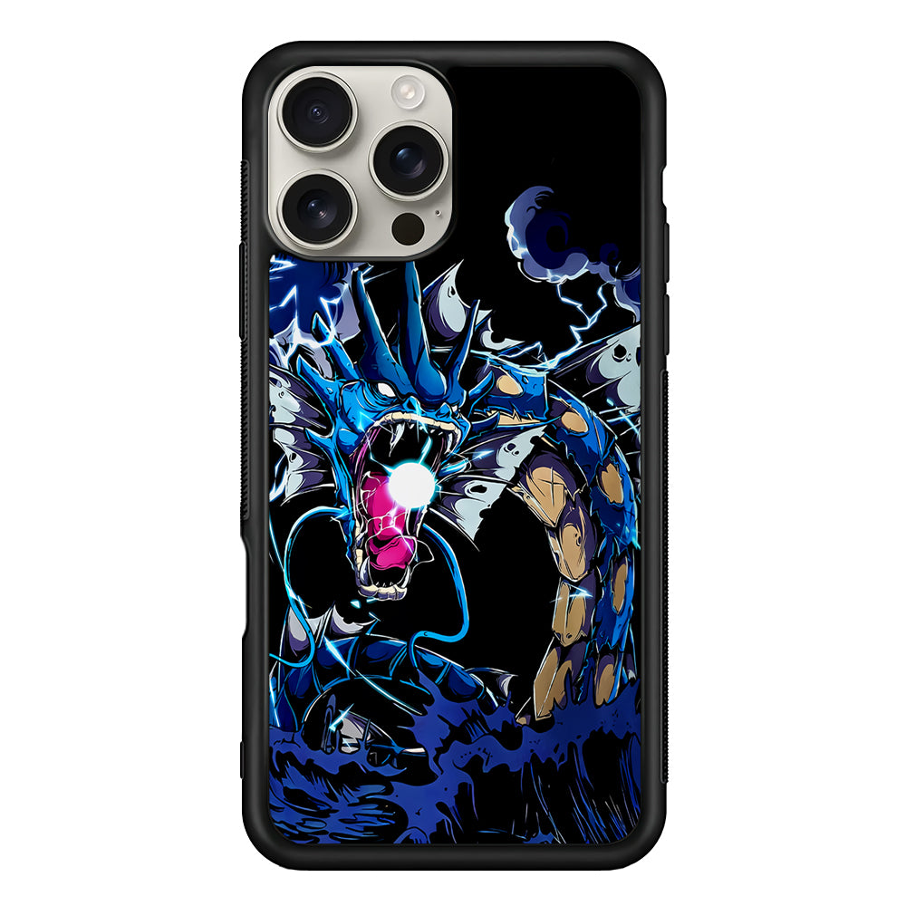 Pokemon Water Gyarados iPhone 16 Pro Max Case | Stylish Protective Case for iPhone 16 Pro Max