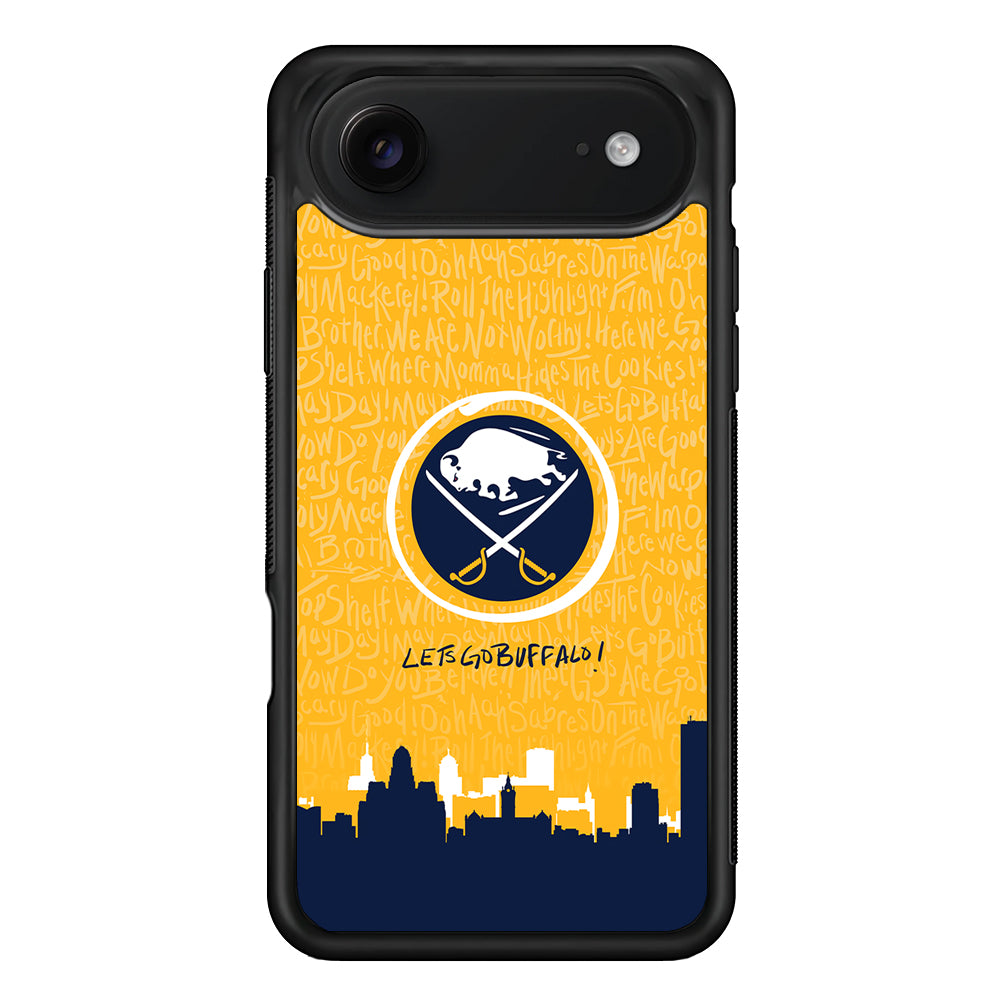 Lets Go Buffalo Sabres iPhone 17 Air Case | Protective Case for iPhone 17 Air