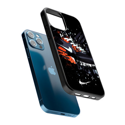 Nike Black Ink Splash 2D Rubber Phone Case | Slim Protective Phone Case