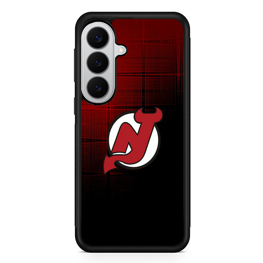 New Jersey Devils Logo Samsung Galaxy S26 Case | Protective Rubber Cover