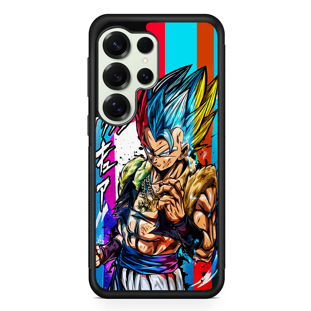 Gogeta Dragon Ball Z Art Samsung Galaxy S25 Ultra Case | Durable Rubber Case for Samsung Galaxy S25 Ultra