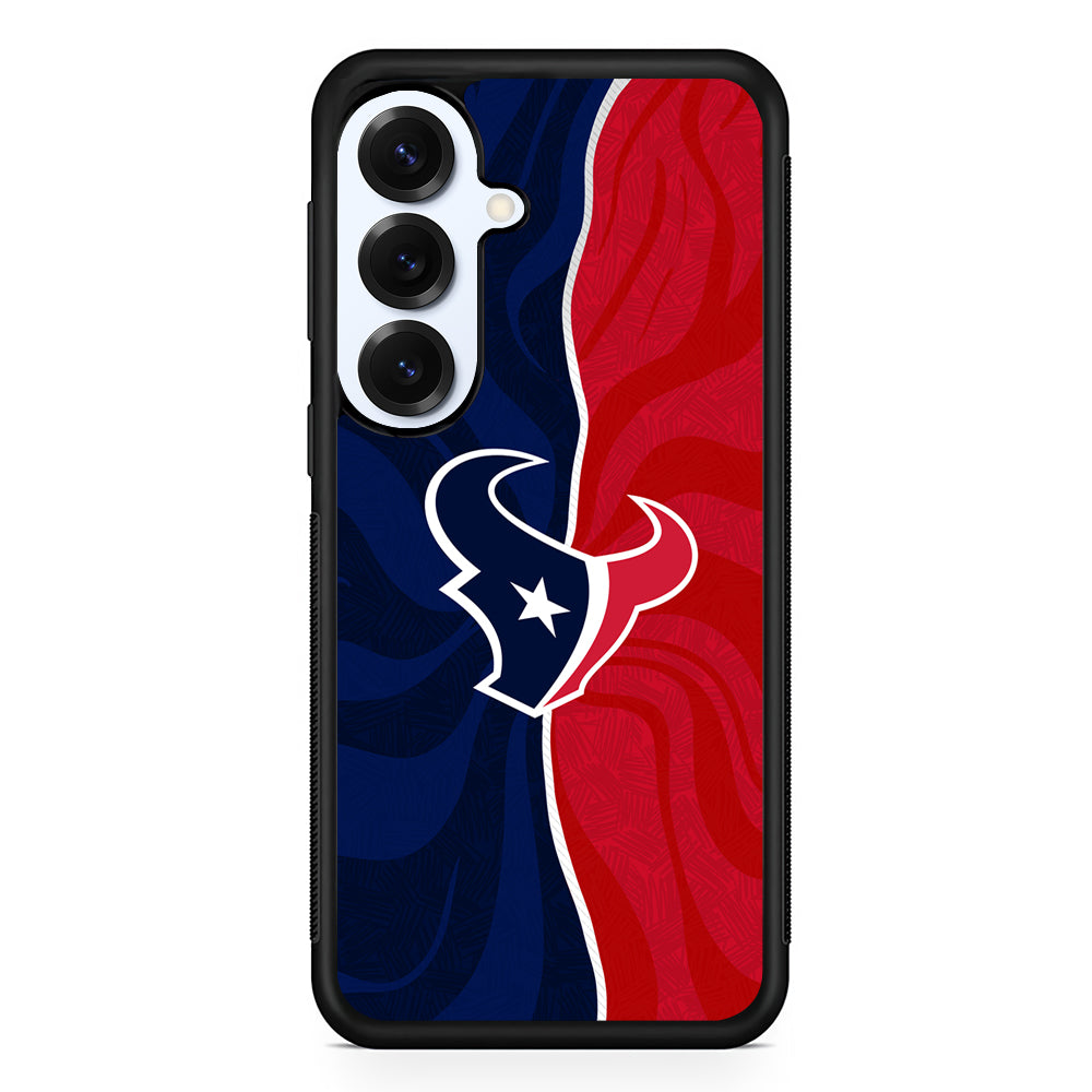 Houston Texans Logo Samsung Galaxy S25 Plus Case | Slim Rubber Cover for Samsung Galaxy S25 Plus