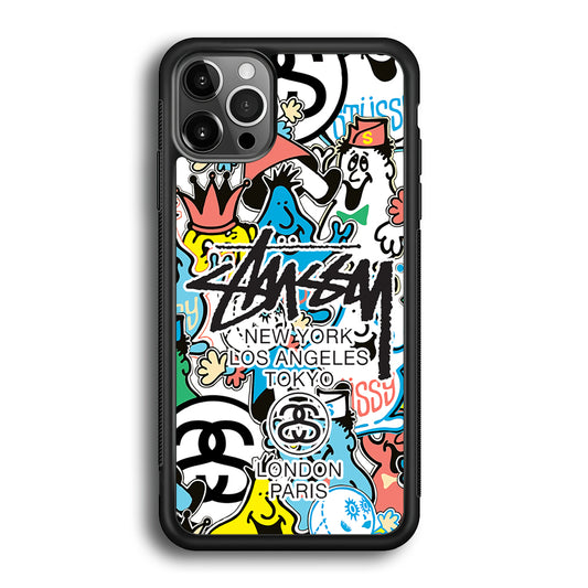 Stussy Doodle Doll iPhone 12 Pro Max Case | Slim Rubber Case for iPhone 12 Pro Max