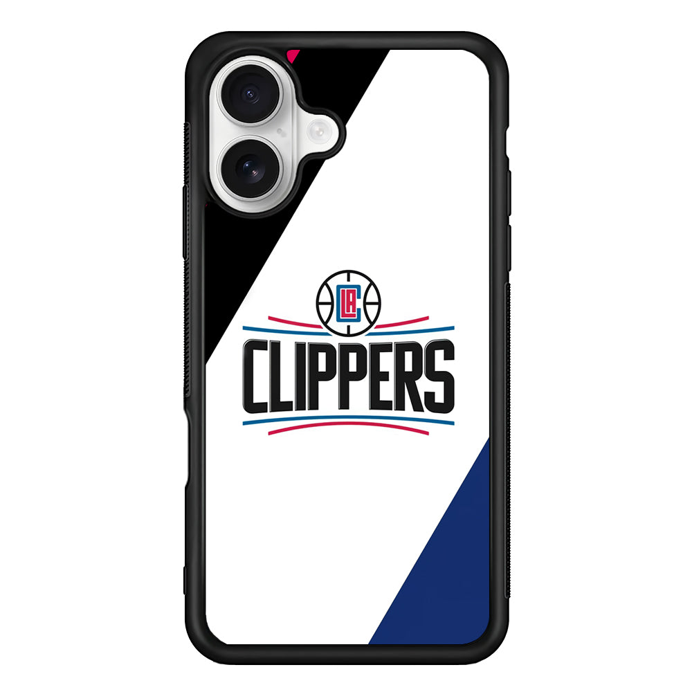 LA Clippers Logo iPhone 16 Plus Case | Durable Protective Rubber Cover