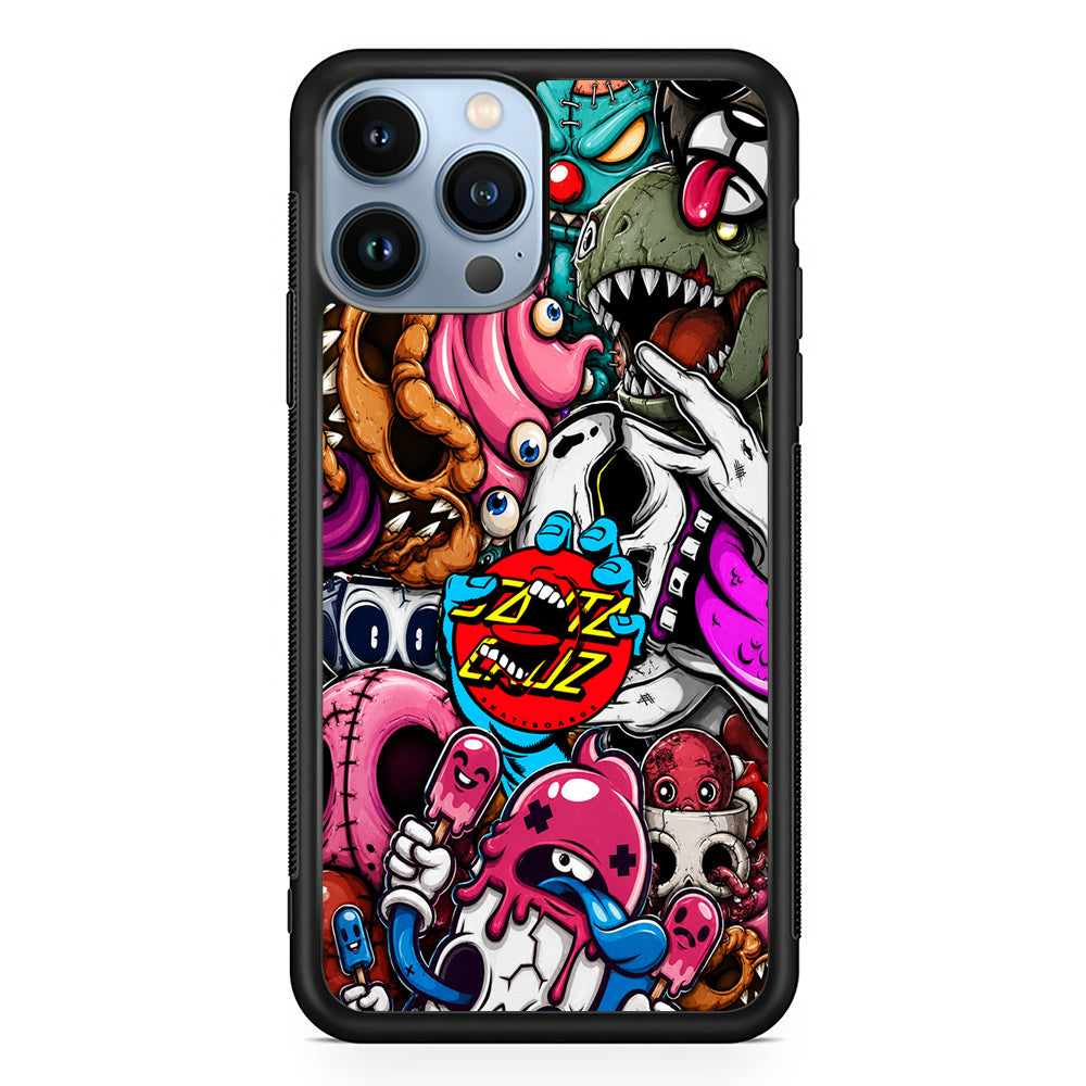 Santa Cruz Skateboard Nightmare 2D Rubber Phone Case | Durable Phone Case