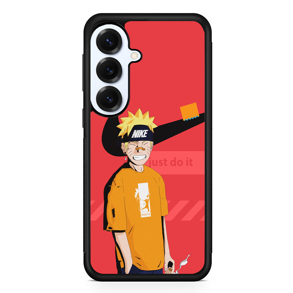 Nike Cover with Naruto Samsung Galaxy S25 Plus Case | Durable Samsung Galaxy S25 Plus Phone Case