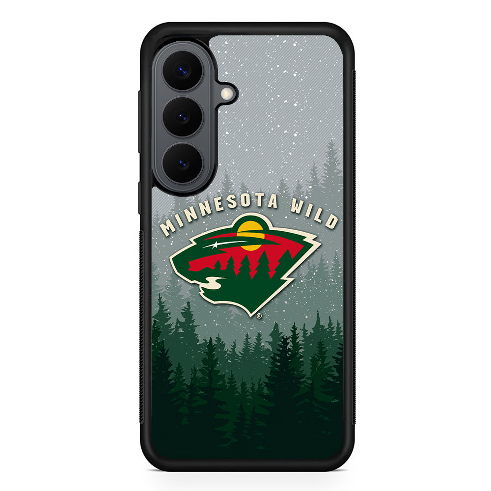 Minnesota Wild Logo Samsung Galaxy S26 Plus Case | Slim Rubber Case for Samsung Galaxy S26 Plus