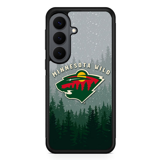 Minnesota Wild Logo Samsung Galaxy S26 Plus Case | Slim Rubber Case for Samsung Galaxy S26 Plus