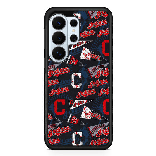 Cleveland Guardians Pattern Samsung Galaxy S26 Ultra Case | Protective Phone Cover