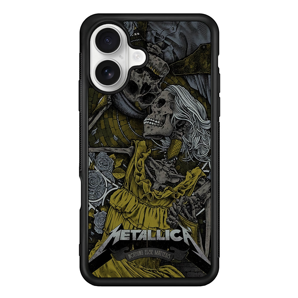 Metallica Nothing Else Matters iPhone 16 Plus Case | Durable Protective Rubber Cover