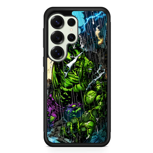 Angry Hulk Destroys The City Samsung Galaxy S25 Ultra Case | Durable Rubber Case for Samsung Galaxy S25 Ultra