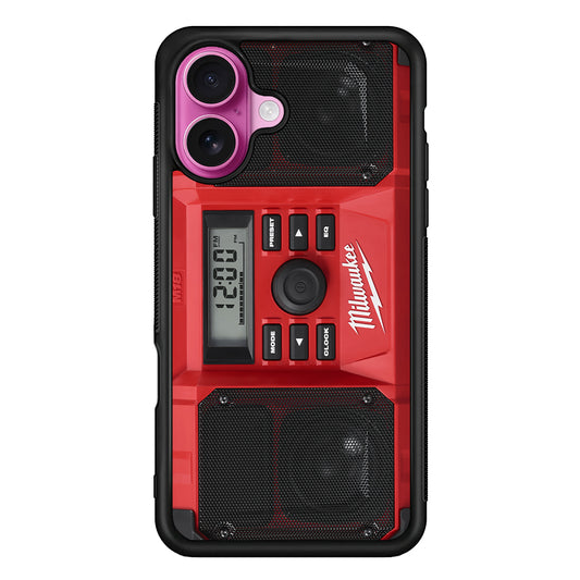 Milwaukee Tool Radio iPhone 17 Case | Slim Rubber Case for iPhone 17