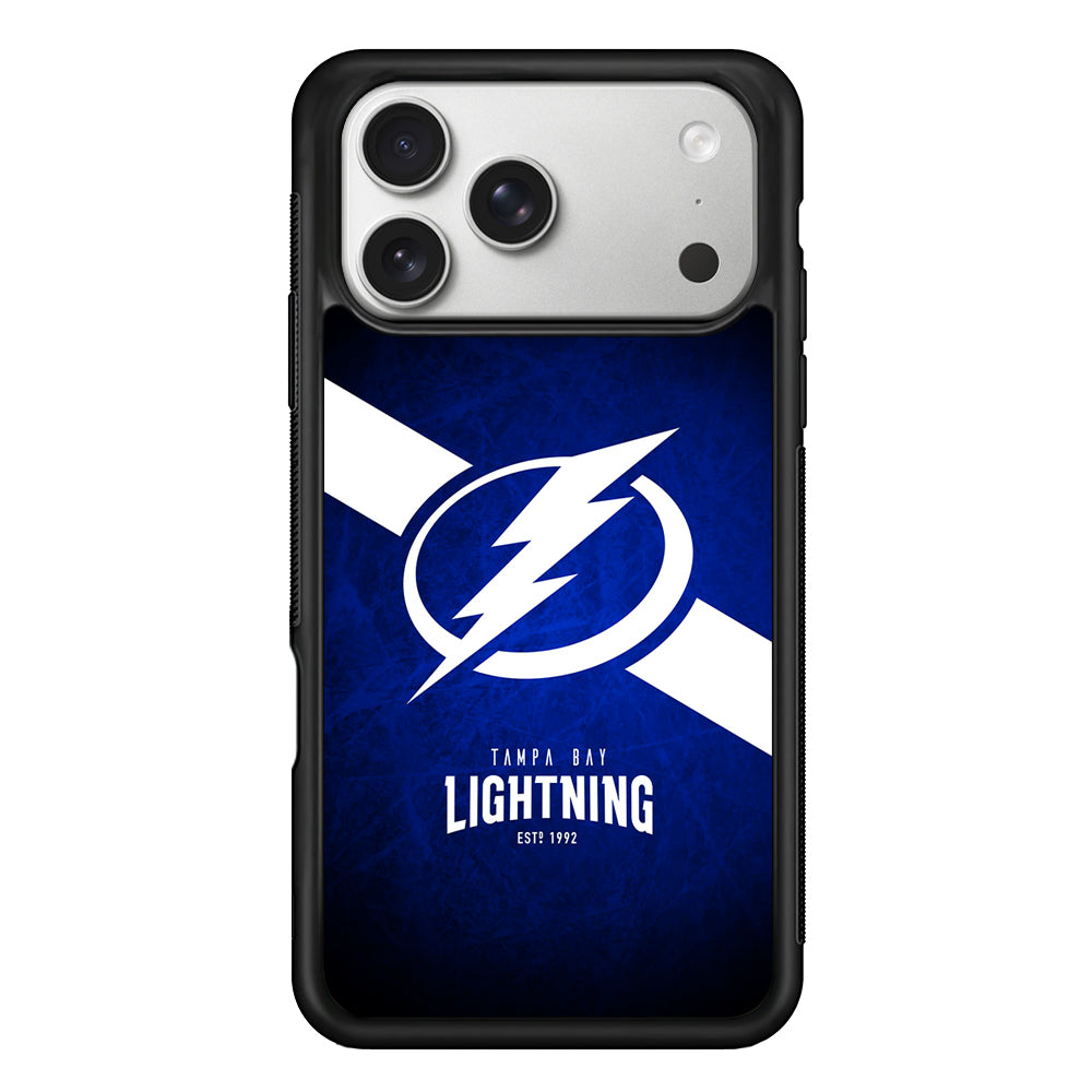 Tampa Bay Lightning Logo iPhone 17 Pro Case | Slim Rubber Case for iPhone 17 Pro