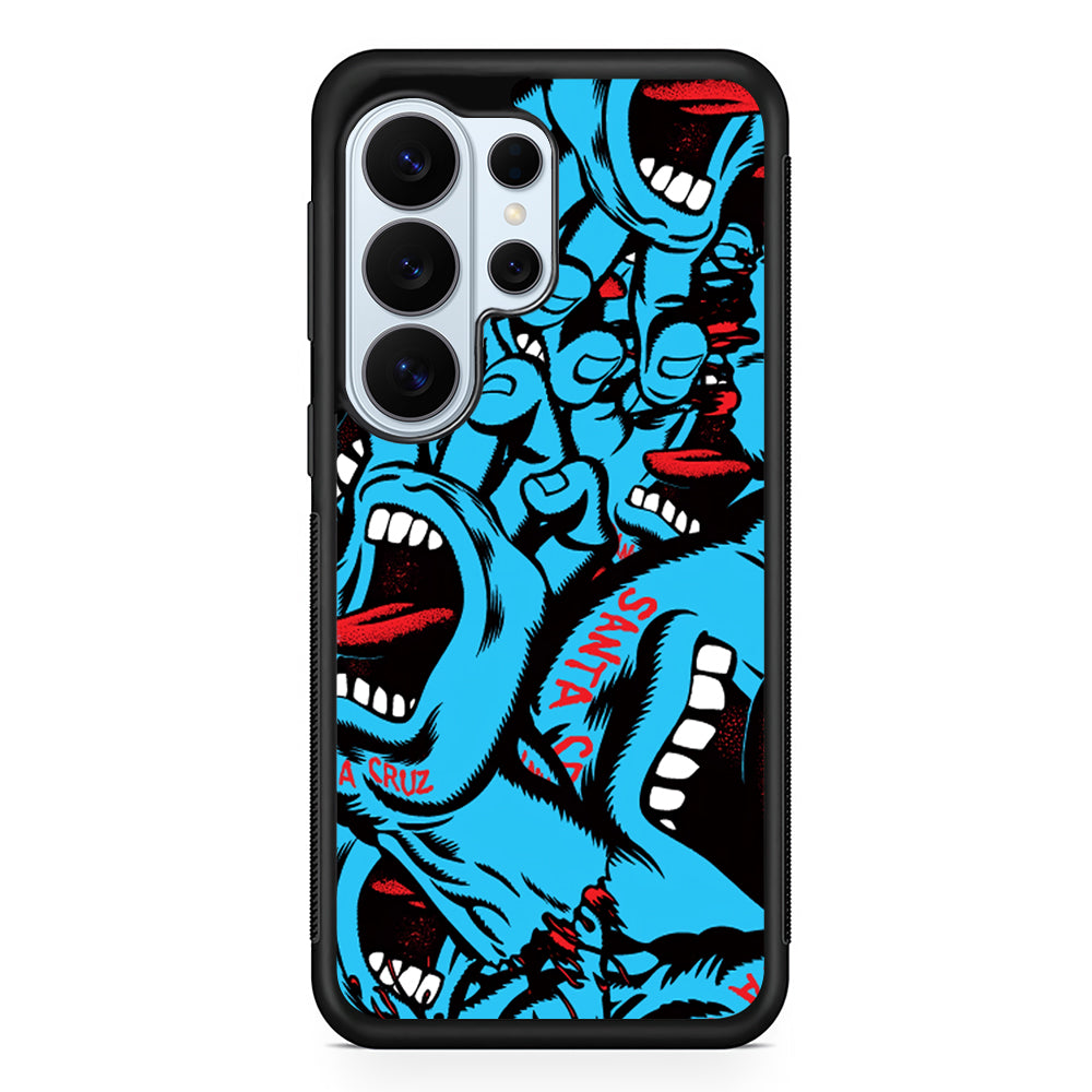Santa Cruz Skateboard Pattern Samsung Galaxy S26 Ultra Case | Slim Rubber Case for Samsung Galaxy S26 Ultra