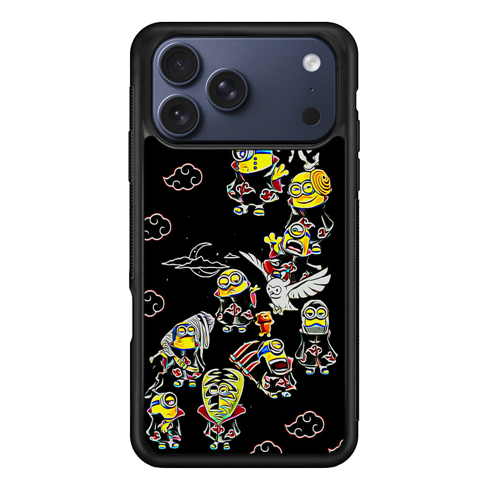 Minions Akatsuki Cosplay iPhone 17 Pro Max Case | Slim Protective Cover for iPhone 17 Pro Max