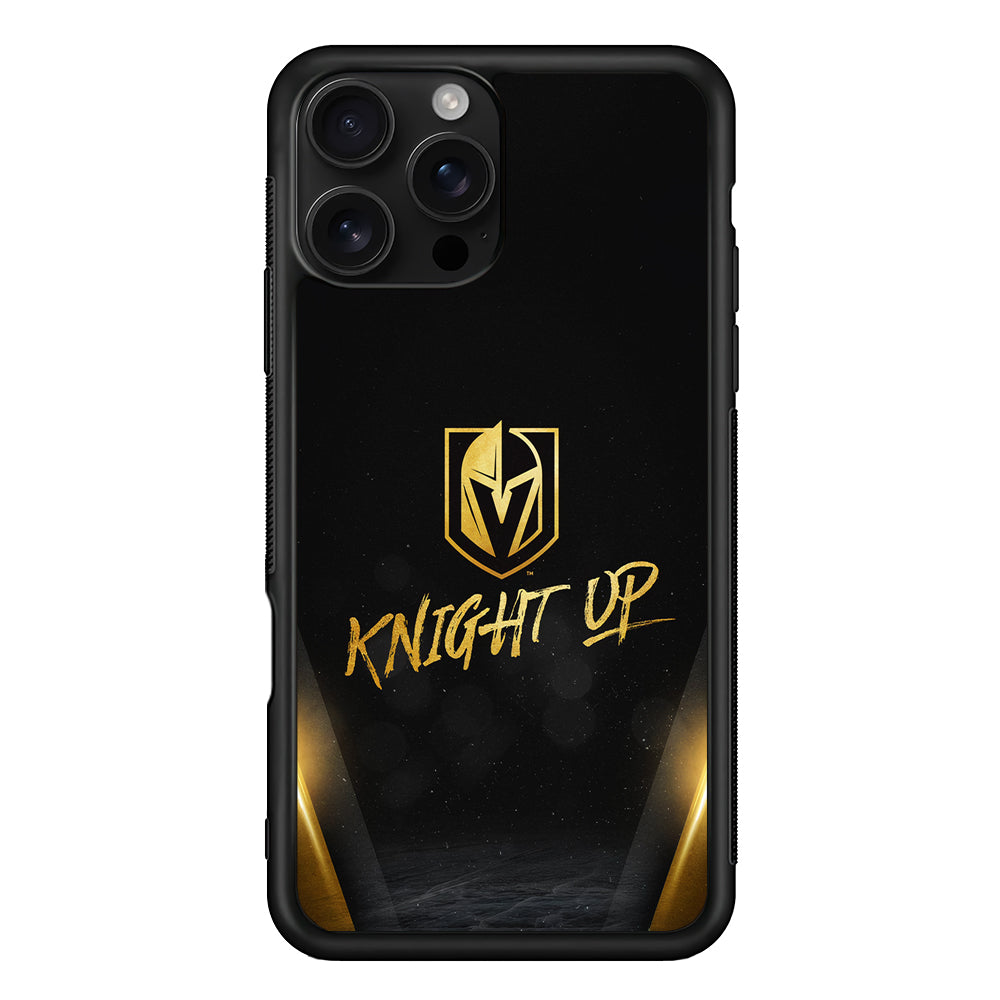 Vegas Golden Knights Up iPhone 16 Pro Case | Durable Protective Case for iPhone 16 Pro