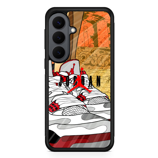 Air Jordan The Cartoon Shoes Samsung Galaxy S26 Plus Case | Durable Samsung Galaxy S26 Plus Cover