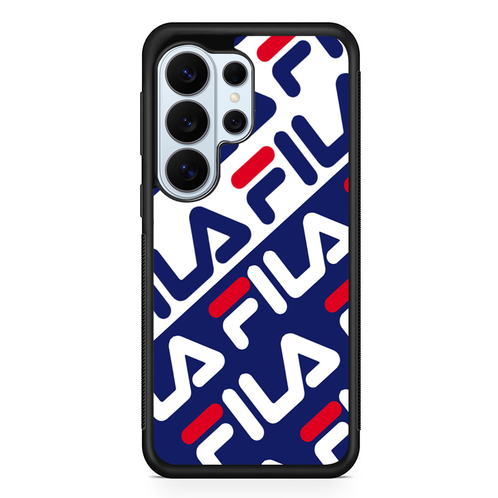 Fila Patern in Slope Samsung Galaxy S26 Ultra Case | Protective Phone Cover