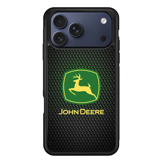 John Deere Fiber Illusion iPhone 17 Pro Max Case | Slim Rubber Case for iPhone 17 Pro Max
