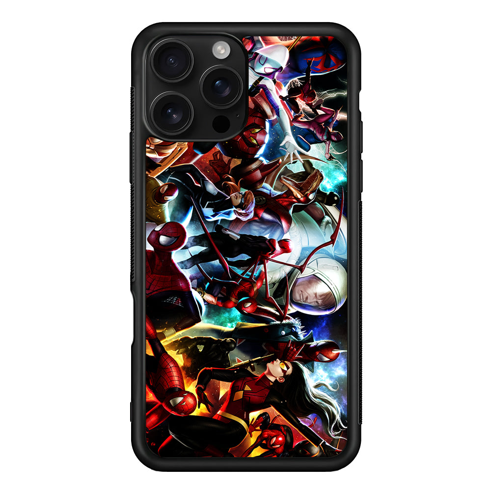Spiderman Multiverse Collection iPhone 16 Pro Case | Durable Protective Case for iPhone 16 Pro